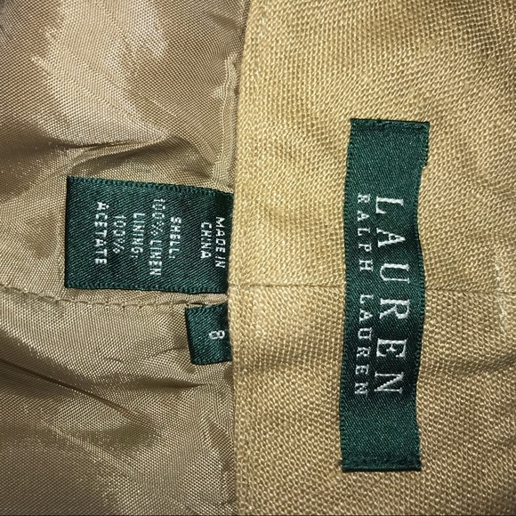 Ralph Lauren Linen Pants& Matching Sleeveless Top - Picture 7 of 13